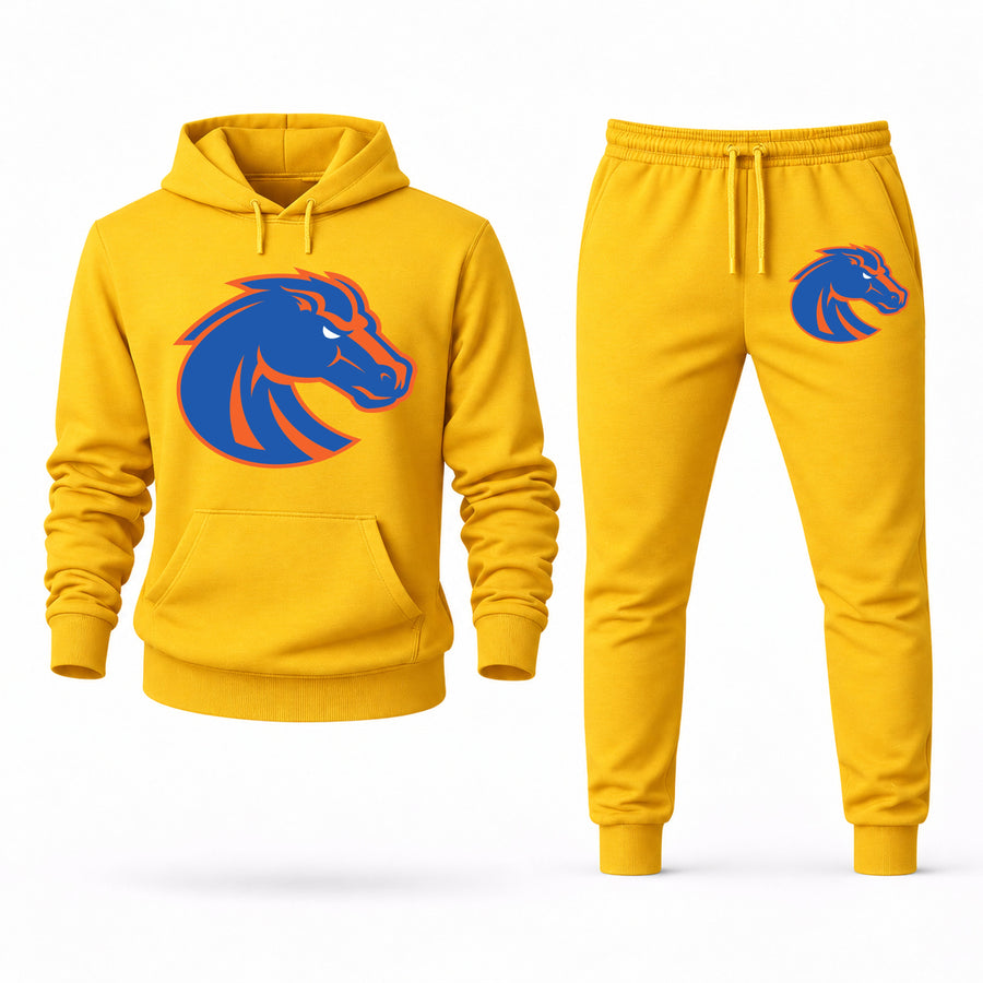 Men's Boise State Hoodie Joggers Set