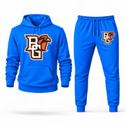 Men's Bowling Green Hoodie Joggers Set - Azure digital placement mockup