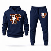 Men's Bowling Green Hoodie Joggers Set - Navy digital placement mockup