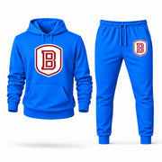 Men's Bradley Hoodie Joggers Set - Azure digital placement mockup