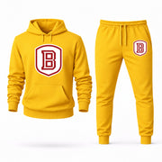 Men's Bradley Hoodie Joggers Set - Yellow digital placement mockup