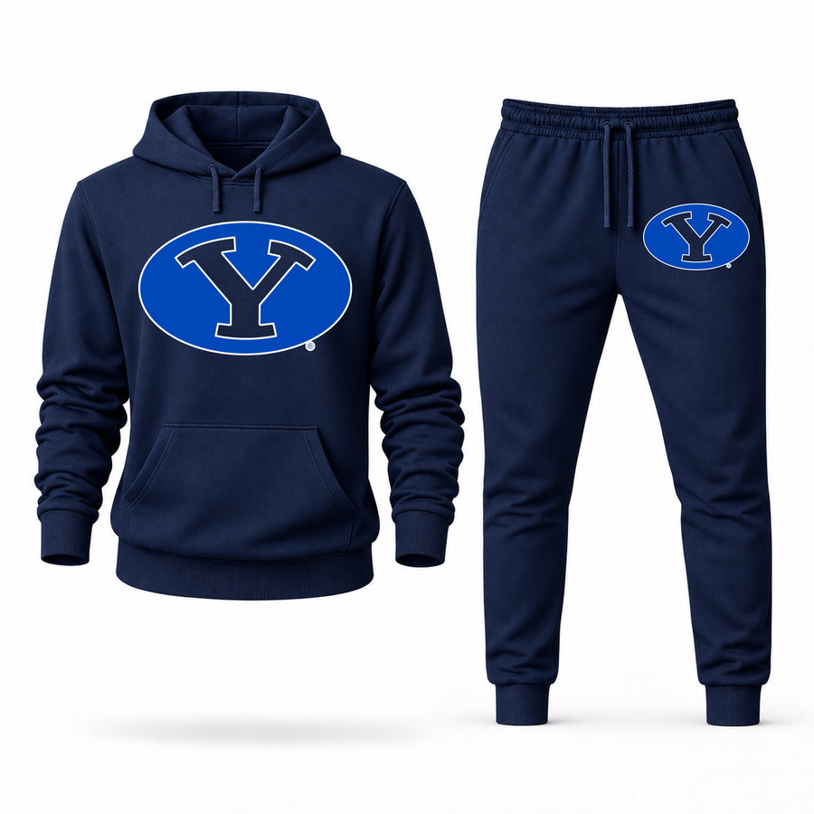 Men's BYU Hoodie Joggers Set