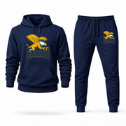 Men's Canisius Hoodie Joggers Set - Navy digital placement mockup