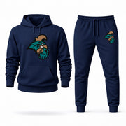 Men's Coastal Carolina Hoodie Joggers Set - Navy digital placement mockup