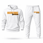 Men's Deathstroke Hoodie Joggers Set - White digital placement mockup