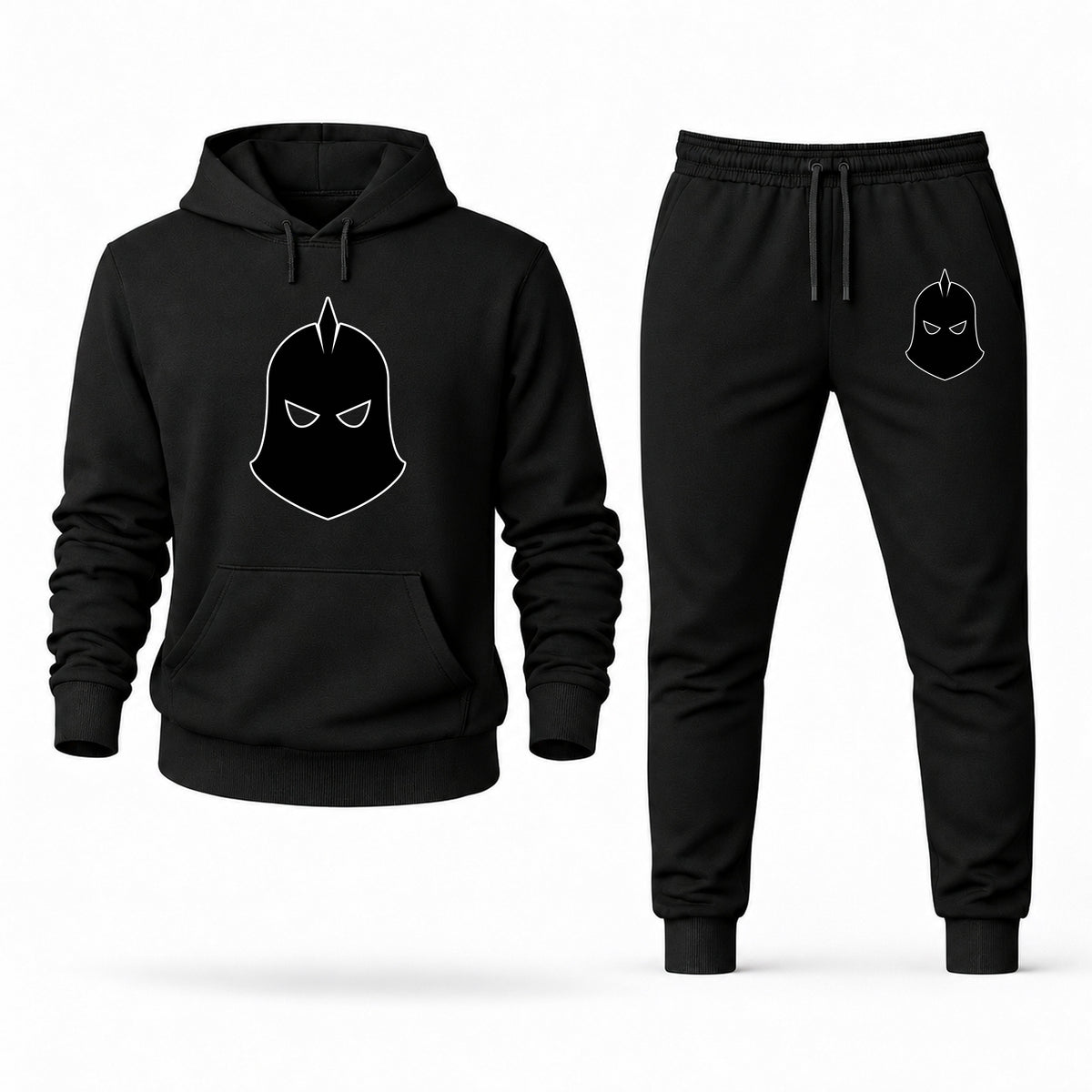 Men's Doctor Fate Hoodie Joggers Set - Black digital placement mockup
