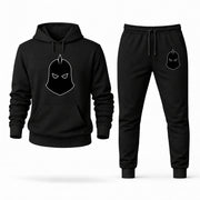 Men's Doctor Fate Hoodie Joggers Set - Black digital placement mockup