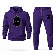 Men's Doctor Fate Hoodie Joggers Set - Purple digital placement mockup
