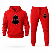 Men's Doctor Fate Hoodie Joggers Set - Red digital placement mockup