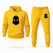 Men's Doctor Fate Hoodie Joggers Set - Yellow digital placement mockup