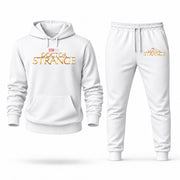 Men's Doctor Strange Hoodie Joggers Set - White digital placement mockup