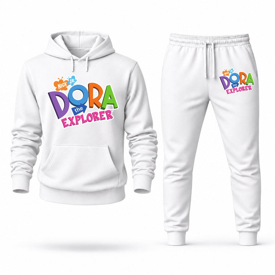 Men's Dora the Explorer Hoodie Joggers Set