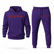 Men's Ed Edd n Eddy Hoodie Joggers Set - Purple digital placement mockup