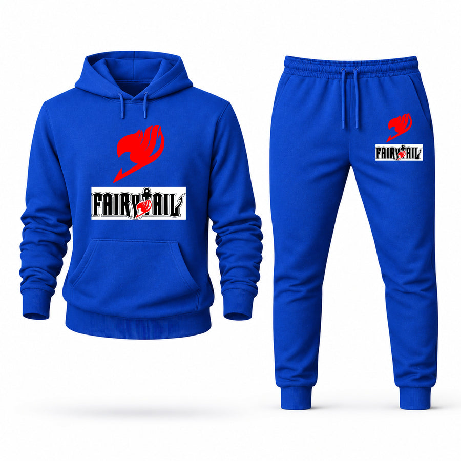 Men's Fairy Tail Hoodie Joggers Set