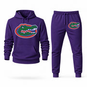 Men's Florida Hoodie Joggers Set - Purple digital placement mockup