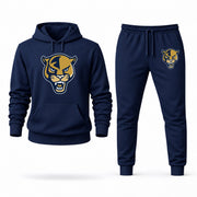 Men's Florida International Hoodie Joggers Set - Navy digital placement mockup