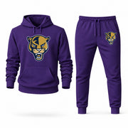 Men's Florida International Hoodie Joggers Set - Purple digital placement mockup