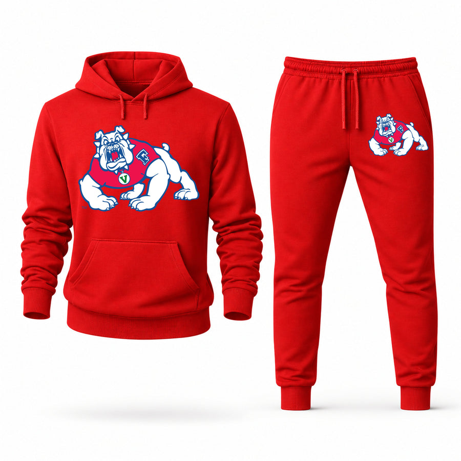 Men's Fresno State Hoodie Joggers Set