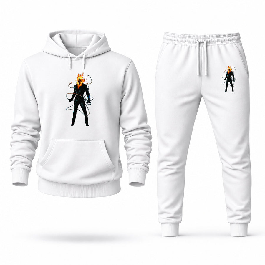 Men's Ghost Rider Hoodie Joggers Set