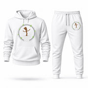 Men's Groot Hoodie Joggers Set - White digital placement mockup