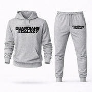 Men's Guardians of the Galaxy Hoodie Joggers Set - Grey digital placement mockup