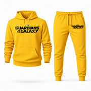 Men's Guardians of the Galaxy Hoodie Joggers Set - Yellow digital placement mockup