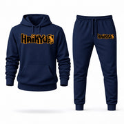 Men's Haikyu Hoodie Joggers Set - Navy digital placement mockup