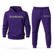 Men's Harley-Davidson Hoodie Joggers Set - Purple digital placement mockup