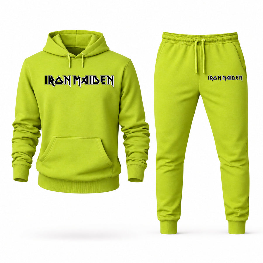 Men's Iron Maiden Hoodie Joggers Set