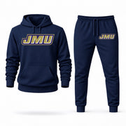 Men's James Madison Hoodie Joggers Set - Navy digital placement mockup