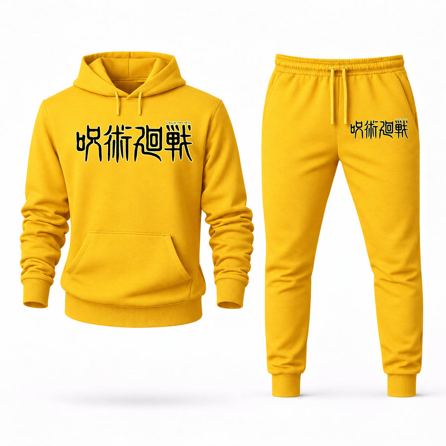 Men's Jujutsu Kaisen Hoodie Joggers Set