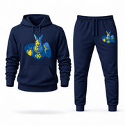 Men's Kansas City Hoodie Joggers Set - Navy digital placement mockup