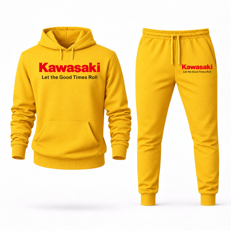 Men's Kawasaki Motors Hoodie Joggers Set
