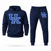 Men's Kentucky Hoodie Joggers Set - Navy digital placement mockup