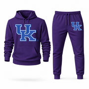 Men's Kentucky Hoodie Joggers Set - Purple digital placement mockup