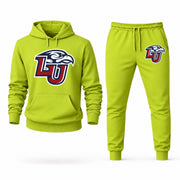 Men's Liberty Hoodie Joggers Set - Lime Green digital placement mockup