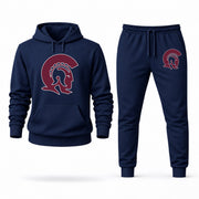 Men's Little Rock Hoodie Joggers Set - Navy digital placement mockup