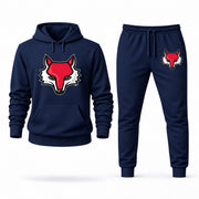 Men's Marist Hoodie Joggers Set - Navy digital placement mockup