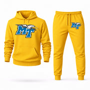Men's Middle Tennessee Hoodie Joggers Set - Yellow digital placement mockup