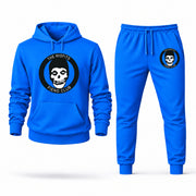Men's Misfits Hoodie Joggers Set - Azure digital placement mockup