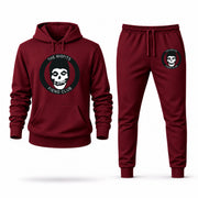 Men's Misfits Hoodie Joggers Set - Burgundy digital placement mockup