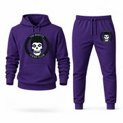 Men's Misfits Hoodie Joggers Set - Purple digital placement mockup