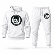Men's Misfits Hoodie Joggers Set - White digital placement mockup