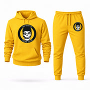 Men's Misfits Hoodie Joggers Set - Yellow digital placement mockup
