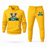 Men's Mississippi Valley State Hoodie Joggers Set - Yellow digital placement mockup