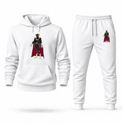 Men's Moon Knight Hoodie Joggers Set - White digital placement mockup