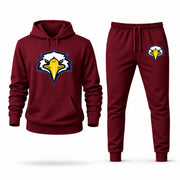 Men's Morehead State Hoodie Joggers Set - Burgundy digital placement mockup