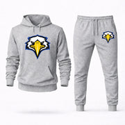 Men's Morehead State Hoodie Joggers Set - Grey digital placement mockup