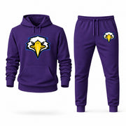 Men's Morehead State Hoodie Joggers Set - Purple digital placement mockup
