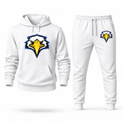 Men's Morehead State Hoodie Joggers Set - White digital placement mockup